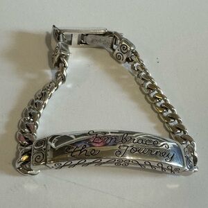 Brighton silver “embrace the Journey” bracelet